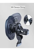 DEANB Fhd-14 360° Wireless Kablosuz 15w Şarj Mıknatıslı Tutacak Havalandırma Için Araç Içi Telefon Tutucu - 4