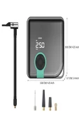 ÇELİKWORK Air Powerbank 4000mah Usb Şarj Edilebilir Akıllı Hava Pompası - Kompresör Led Gösterge Ve Işıklı - 5