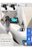 DEANB 3in1 12000pa Vakumlu Üflemeli Ev Ofis Araba Süpürgesi Şarj'lı Elektrikli Kablosuz Araç Içi Süpürge - 2