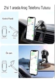 DEANB 360° Dönen Sarsıntı Önleyici Oto Aksesuar Araç Içi Telefon Tutucu Ayna Torpido Araba Telefon Tutacak - 5