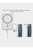 DEANB Aw2 2in1 Araç Içi Tutacak 15 Watt Wireless Magnetic Tutucu Şarj Standı - Araba Telefon Şarj Cihazı - 5