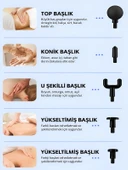 DEANB AMG017 Taşınabilir Sessiz Mini Masaj Aleti - 6 Hız Ayarlı, LCD Ekran, 3600RPM thumbnail 6