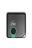ÇELİKWORK Kablosuz Basınç Göstergeli Air Kompresör 4000mah Led Işıklı Araba Hava Pompası/usb/powerbank - 7