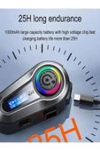 DEANB Q008 Lcd Fm Radio Eq Ses Ipx6 Su Geçirmez Rgb Işıklı Bluetooth Motosiklet Kask Kulaklığı Interkom - 7