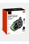DEANB A-60 Ip67 Su Geçirmez Renkli Rgb Hd Stereo Ses 5.3 Bluetooth Interkom Kask Kulaklığı thumbnail 7
