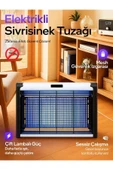 DEANB 4 4w Çift Uva Işık A Enerji Sinek Tuzağı Elektrikli Sivrisinek Kovucu Yok Edici Öldürücü Haşere - 2
