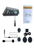 DEANB BT 5.0+EDR 820mAh Lityum Stereo HD İnterkom Sesli Asistanlı Bluetooth Kask Kulaklığ - 8
