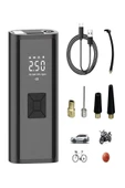 DEANB 150 PSI Şarjlı Hava Kompresörü 4500mAh | LCD Ekranlı Taşınabilir Lastik Şişirme Pompası - 1