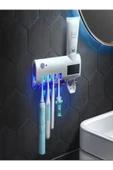 DEANB Şarjlı UV Diş Fırçalık Sterilizatör Sensörlü Duvara Monte Diş Fırçası Tutucu Banyo Düzenleyici - 8