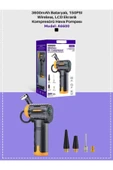 DEANB 3600mah 150psı Lcd Ekranlı Kompresör Araç, Motosiklet, Scooter, Top Hava Pompası - 8