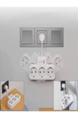 DEANB 3680W 3.4A 2xUSB 1xType-C Alman Akım Korumalı Saf Bakır 3’lü Priz Çoklayıcı 1050J - 3