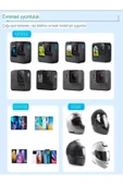 DEANB Motosiklet Telefon - Aksiyon Kamera Tutucu (4.0-6.9 İnç) – Motor Kask Aksesuarı Çene Montaj - 5