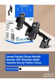 DEANB 360° Dönen Sarsıntı Önleyici Oto Aksesuar Araç Içi Telefon Tutucu Ayna Torpido Araba Telefon Tutacak - 6