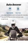 DEANB A030 IP7 Su Geçirmez RGB Wireless İNTERKOM Motor Motosiklet Stereo Kask Kulaklığı - 8