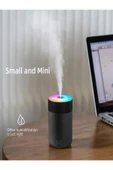 DEANB 300ml Usb'li Araç Ev Ofis Uyumlu Işıklı Aroma Yayıcı Mini Hava Nemlendirici Buhar Makinesi - 3