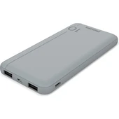 Philips DLP2810CV/00 10.000 Mah Powerbank 2xusb-A, 1xusb-C, Gümüş - 1