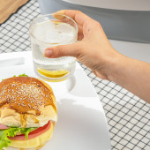 Porsima 07-1304 Katlanır Piknik Sepeti - Silikonlu Katlanabilir Saklama Kutusu - 21 L Beyaz thumbnail 5