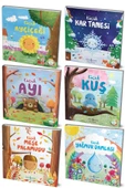 Doğanın Hikâyeleri | Küçük Kuş | Ayçiçeği | Yağmur Damlası | Ayı | Meşe Palamudu | Kar Tanesi Boyama thumbnail 1