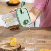 Porsima 06-1108 Detoks Sürahi & Limonluk Şeffaf 1 L - Yeşil - 2
