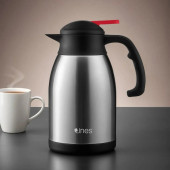 Lines LK-01000 304 Paslanmaz Çelik Çay Termosu - Bakır İç Kaplamalı Çift Katlı Çelik Termos - 2 L Inox - 1