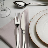 Nehir Saray Sade Paslanmaz Çelik Büyük Aile Çatal Kaşık Bıçak Takımı 72 parça 12 Kişilik - 3