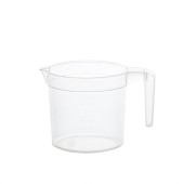 Porsima KRD-0040 2'li 400 mL Şeffaf Plastik Ölçek Kabı - Beher Ölçü Kabı thumbnail 4