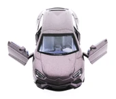 YUMURCAK TOYZ Çek Bırak Lamborghini Benzeri Simli Kahve Metal Araba Kız Erkek Çocuk Oyuncak Eğitici Oyuncaklar - 3