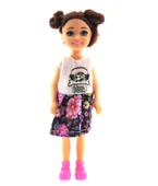 YUMURCAK TOYZ Baonier Çiçek Etekli 14cm Sarışın Tekli Kız Bebek Kız Erkek Çocuk Oyuncak Eğitici Oyuncaklar thumbnail 1