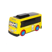 YUMURCAK TOYZ 150003 Çarp Dön Sesli Okul Otobüsü Sarı/Kırmızı Kız Erkek Çocuk Oyuncak Eğitici Oyuncaklar - 2