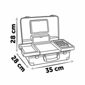 YUMURCAK TOYZ 7600340103 Medikal Doktor Çanta Oyun Seti -Smoby Kız Erkek Çocuk Oyuncak Eğitici Oyuncaklar - 3