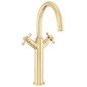 Eca Quadrille Yüksek Tip Lavabo Bataryası Altın Görünümlü thumbnail 1