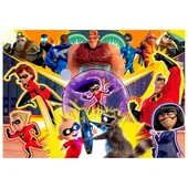 YUMURCAK TOYZ KS Incredibles 2 Puzzle 200 Parça Kız Erkek Çocuk Oyuncak Eğitici Oyuncaklar - 1