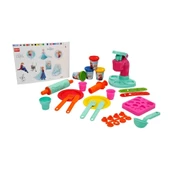 YUMURCAK TOYZ Frozen Dondurma Fabrikası Oyun Hamuru Seti 200 gr 29 Parça Kız Erkek Çocuk Oyuncak Eğitici Oyuncakla - 3
