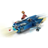 YUMURCAK TOYZ 76274 Lego Marvel Batmobile Batman Harley Quinn ve Mr. Freeze 435 parça +8 yaş Kız Erkek Çocuk Oyunc thumbnail 3