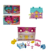 YUMURCAK TOYZ 2 Katlı Ev Oyun Seti Villa 1adet Fiyatıdır Kız Erkek Çocuk Oyuncak Eğitici Oyuncaklar - 1
