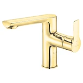 Eca Luna Lavabo Batarya Yandan Kollu Altın Görünümlü thumbnail 1