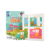 YUMURCAK TOYZ 55092 Çuf Çuf Tren Kız Erkek Çocuk Oyuncak Eğitici Oyuncaklar thumbnail 2