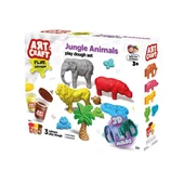 YUMURCAK TOYZ 03997 Art Craft Orman Hayvanları Hamur Set 168 Gr -Fentoys Kız Erkek Çocuk Oyuncak Eğitici Oyuncakla - 1