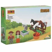 YUMURCAK TOYZ S00028302 FARM SET ATLAR 2FGR 93 PRÇ LEGO -SUN Kız Erkek Çocuk Oyuncak Eğitici Oyuncaklar thumbnail 2