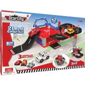YUMURCAK TOYZ UÇAR CİTY 2 İKİ KATLI GARAJ SETİ Kız Erkek Çocuk Oyuncak Eğitici Oyuncaklar - 1