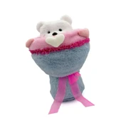 YUMURCAK TOYZ Sevgi Buketi Peluş Ayıcıklı Peluş Çiçek Buketi 40cm Kız Erkek Çocuk Oyuncak Eğitici Oyuncaklar thumbnail 1