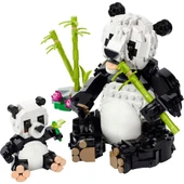 YUMURCAK TOYZ LEGO Creator 3'ü 1 Arada Vahşi Hayvanlar: Panda Ailesi Oyun Seti 31165 Kız Erkek Çocuk Oyuncak Eğiti thumbnail 1