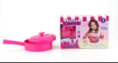 YUMURCAK TOYZ 018-72 BUHARLI TAVA MUTFAK SETİ -BRL Kız Erkek Çocuk Oyuncak Eğitici Oyuncaklar - 1