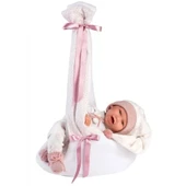 YUMURCAK TOYZ Llorens Yenidoğan Salıncaklı Gülen Bebek 42cm Kız Erkek Çocuk Oyuncak Eğitici Oyuncaklar - 2