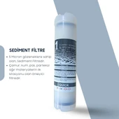 Kapalı Kasa Su Arıtma Cihazı 12 Inç 3 lü Inline Su Arıtma Ön Filtre seti thumbnail 3