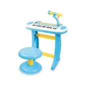 YUMURCAK TOYZ BAO-3132C Mini Piano 24 Tuşlu Mp3 ve Mikrofon Kız Erkek Çocuk Oyuncak Eğitici Oyuncaklar thumbnail 2