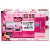 YUMURCAK TOYZ 02313 DOLAP FIRIN BULAŞIK BUZDOLABI MAKİNASI 4LÜSET Kız Erkek Çocuk Oyuncak Eğitici Oyuncaklar - 1