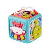 YUMURCAK TOYZ BIB-688-57 Aktivite Küpü 6IN1 Kız Erkek Çocuk Oyuncak Eğitici Oyuncaklar thumbnail 2
