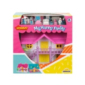 YUMURCAK TOYZ 2080 Happy Family Villa Oyun Seti 18 Parça - 1adet Stokta Olan Gönderilir Kız Erkek Çocuk Oyuncak Eğ thumbnail 1