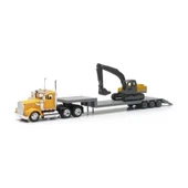 YUMURCAK TOYZ 1:43 Long Haul Kenworth Taşıyıcı Tır ve Ekskavatör Kız Erkek Çocuk Oyuncak Eğitici Oyuncaklar - 2